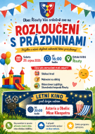 veselá venkovní slavnost na hřišti